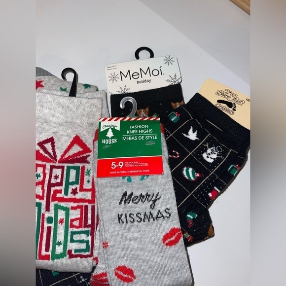 Christmas socks for the whole family lot of four - Picture 6 of 6